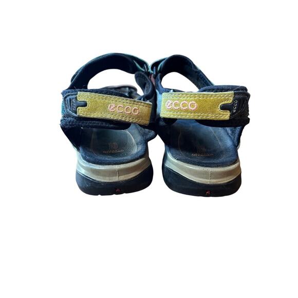 Ecco woman’s Yucatan Hiking sandals sz 39 us 8 retro looking color way - Picture 4 of 6